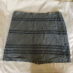 The gap light blue mini skirt